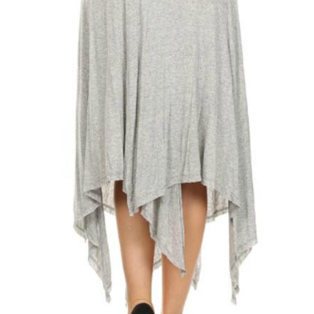 Gray Handkerchief Skirt multiple sizes available